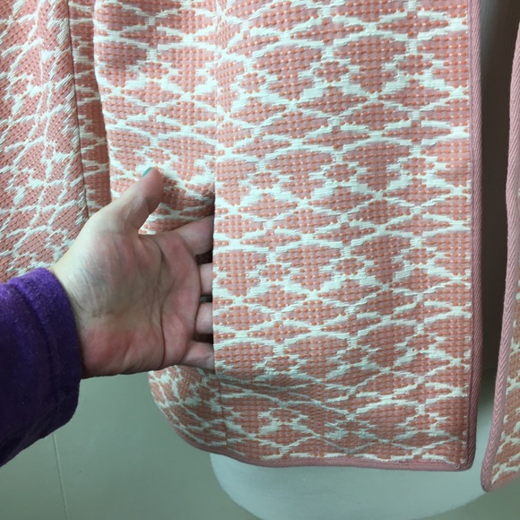 NWOT C. wonder oversized vintage feel dusty pink blazer pockets size 16 - Picture 7 of 13